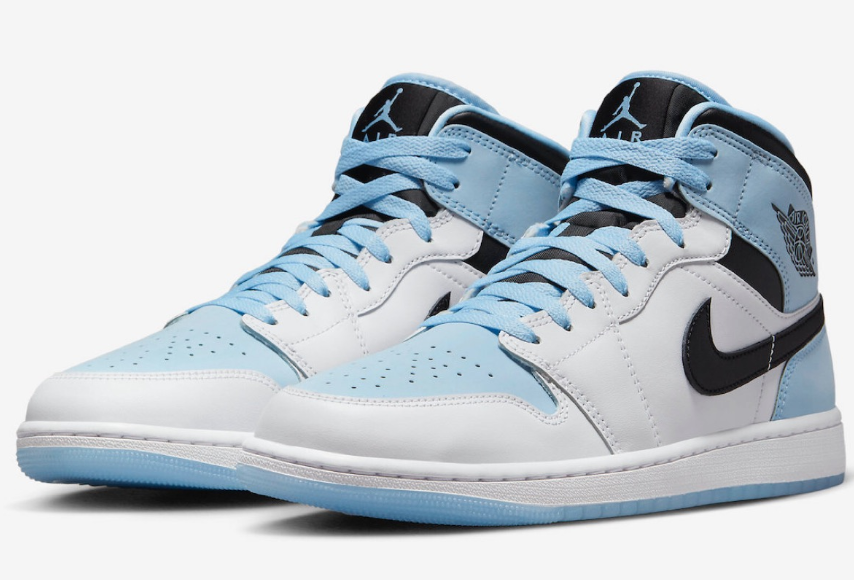 TENIS NIKE AIR JORDAN 1 MID SE ICE BLUE