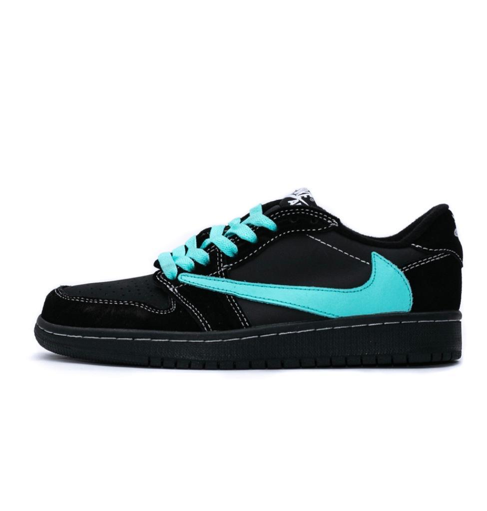 TENIS NIKE AIR JORDAN 1 RETRO LOW OG SP TRAVIS SCOTT BLACK PHANTOM
