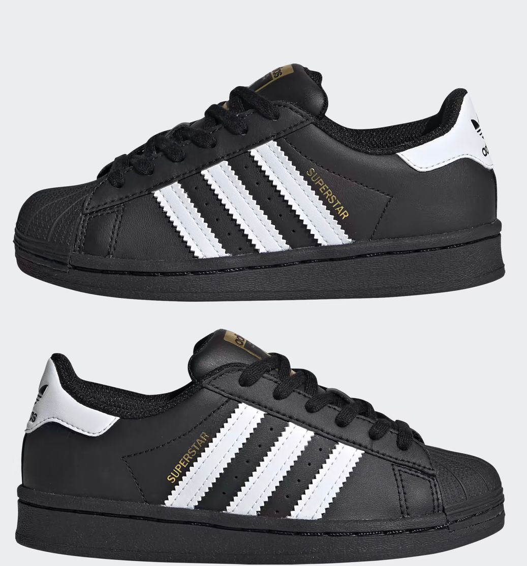 TENIS ADIDAS SUPERSTAR BLACK AND WHITE