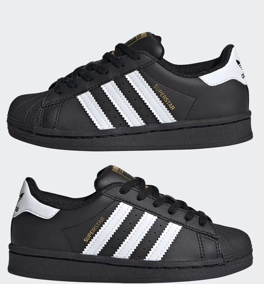 TENIS ADIDAS SUPERSTAR BLACK AND WHITE