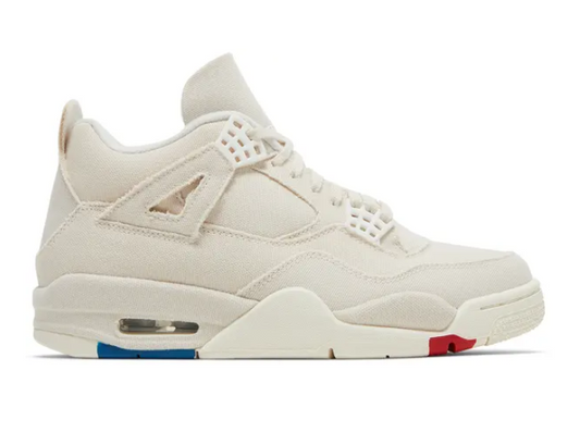 TENIS NIKE AIR JORDAN 4 RETRO BLANK CANVAS/SAIL CANVAS