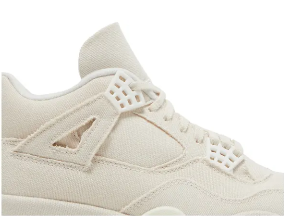 TENIS NIKE AIR JORDAN 4 RETRO BLANK CANVAS/SAIL CANVAS