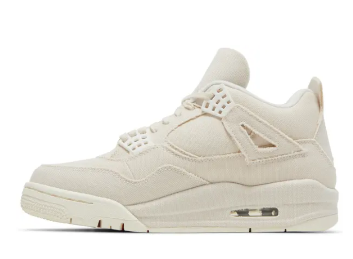TENIS NIKE AIR JORDAN 4 RETRO BLANK CANVAS/SAIL CANVAS