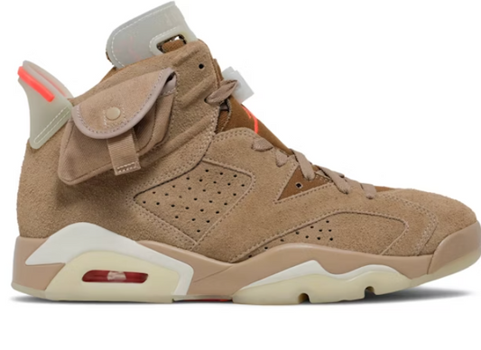 TENIS NIKE AIR JORDAN 6 RETRO SP X TRAVIS SCOTT BRITISH KHAKI