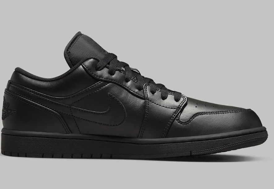 TENIS NIKE ALL BLACK AIR JORDAN 1 LOW