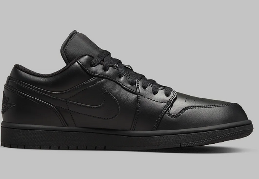 TENIS NIKE ALL BLACK AIR JORDAN 1 LOW