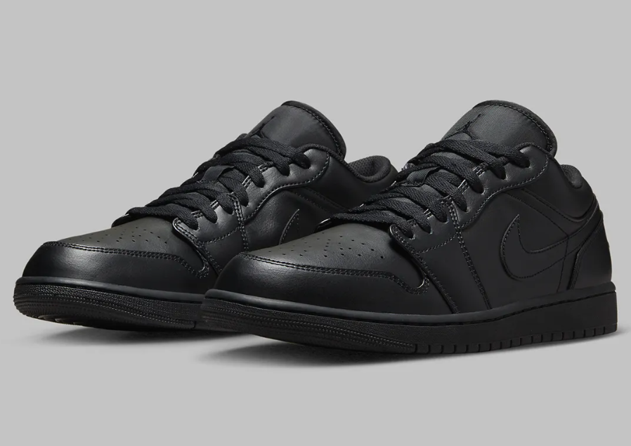 TENIS NIKE ALL BLACK AIR JORDAN 1 LOW