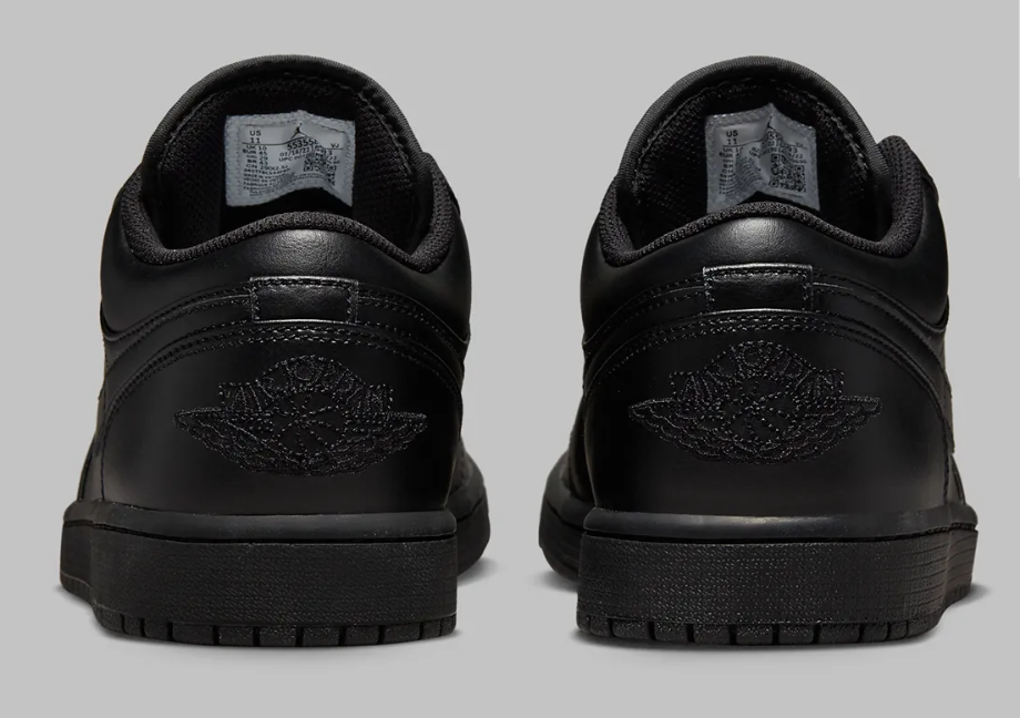 TENIS NIKE ALL BLACK AIR JORDAN 1 LOW