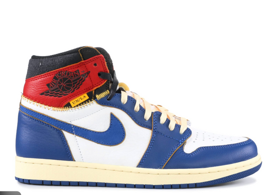 TENIS NIKE AIR JORDAN 1 RETRO HIGH UNION LOS ANGELES BLUE TOE