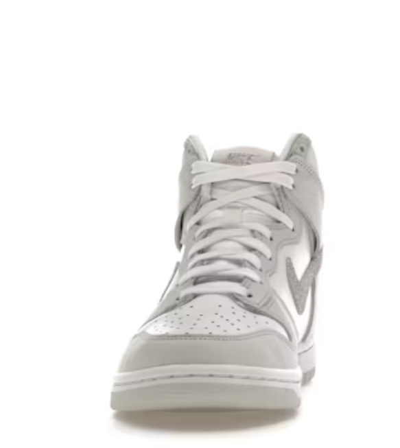 TENIS NIKE DUNK HIGH SILVER SWOOSH