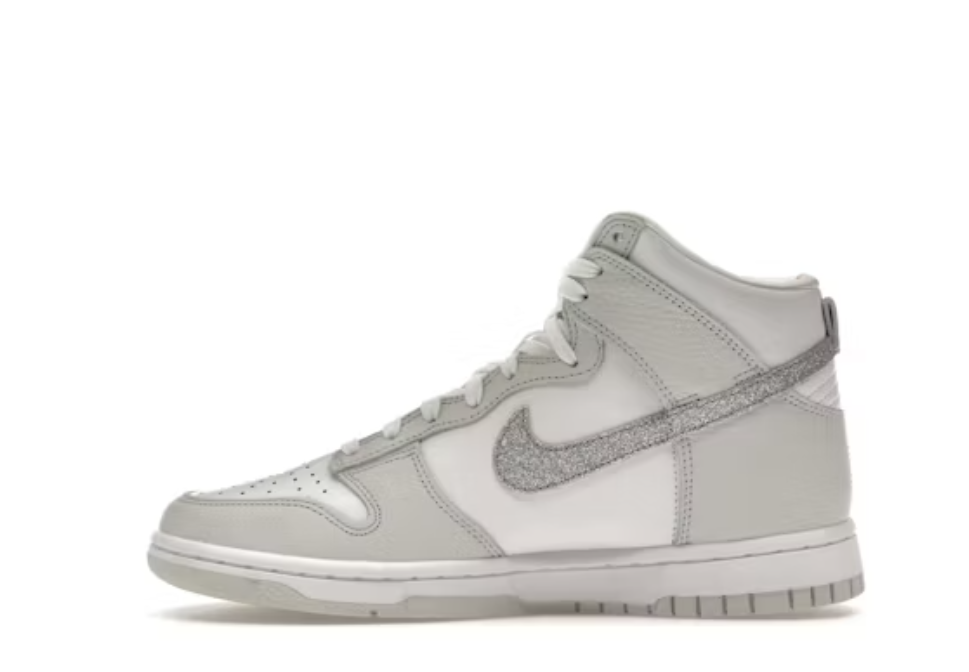TENIS NIKE DUNK HIGH SILVER SWOOSH