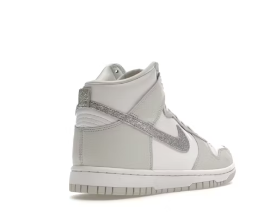 TENIS NIKE DUNK HIGH SILVER SWOOSH