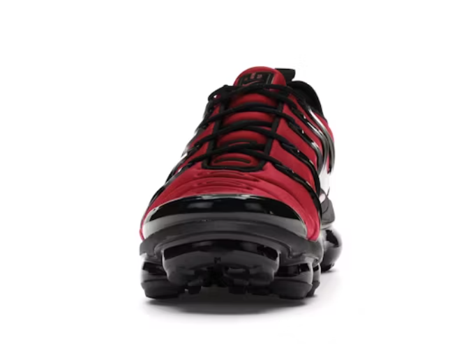 TENIS NIKE AIR VAPORMAX PLUS UNIVERSITY RED AND BLACK COLORWAY