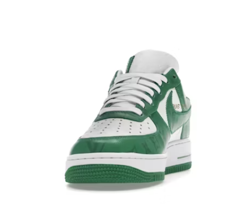 TENIS LOUIS VUITTON NIKE AIR FORCE ONE LOW BY VIRGIL ABLOH WHITE GREEN