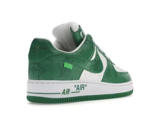 TENIS LOUIS VUITTON NIKE AIR FORCE ONE LOW BY VIRGIL ABLOH WHITE GREEN
