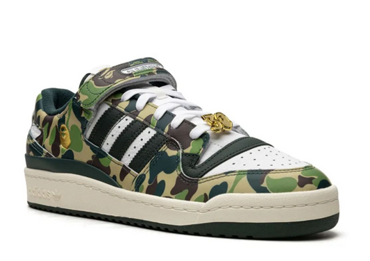 TENIS ADIDAS FORUM 84 LOW BAPE 30TH ANNIVERSARY GREEN CAMO