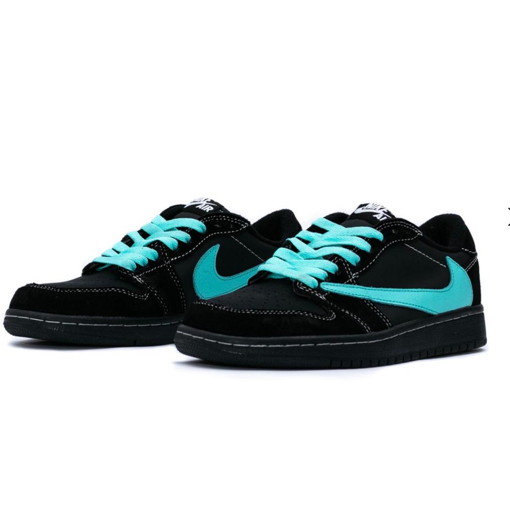 TENIS NIKE AIR JORDAN 1 RETRO LOW OG SP TRAVIS SCOTT BLACK PHANTOM