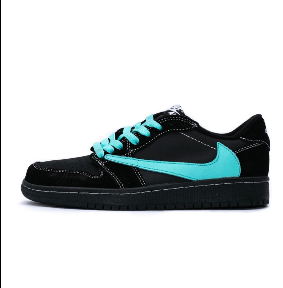 TENIS NIKE AIR JORDAN 1 LOW OG SP TRAVIS SCOTT BLACK PHANTOM