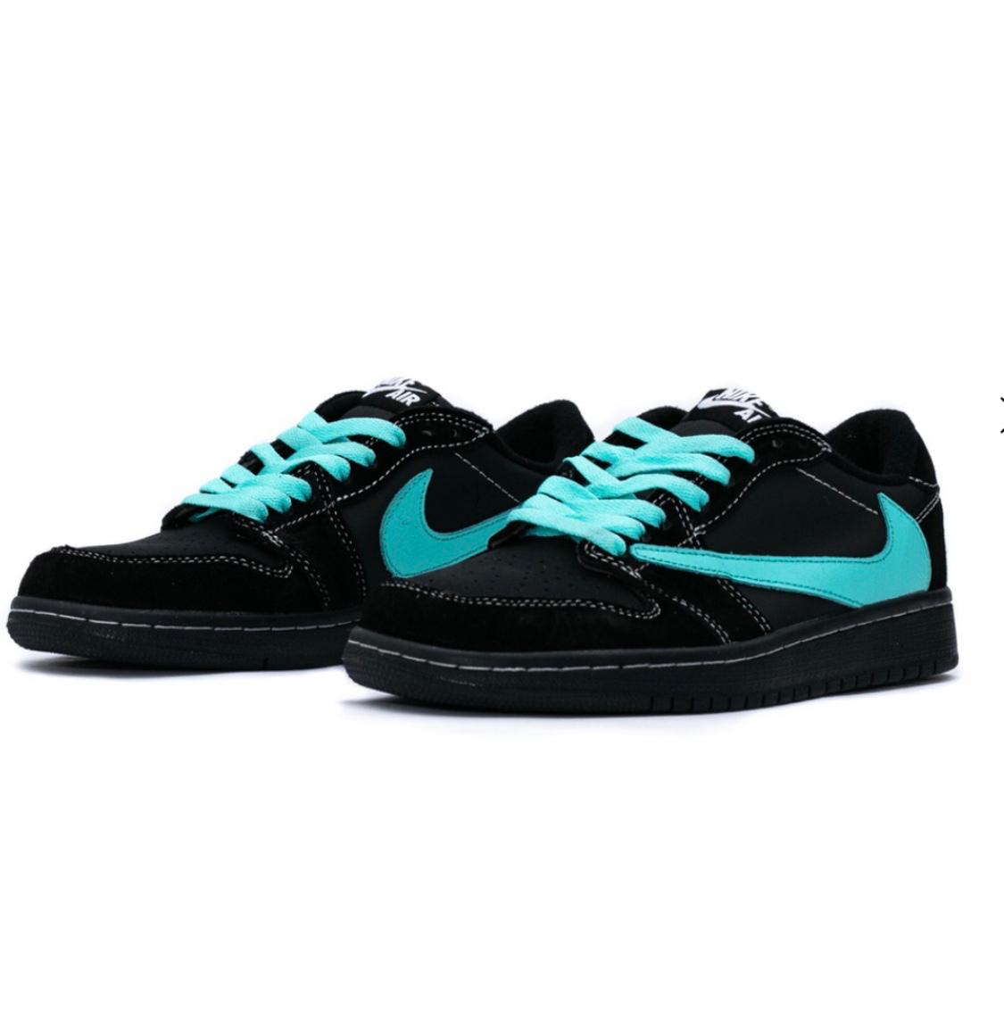 TENIS NIKE AIR JORDAN 1 LOW OG SP TRAVIS SCOTT BLACK PHANTOM