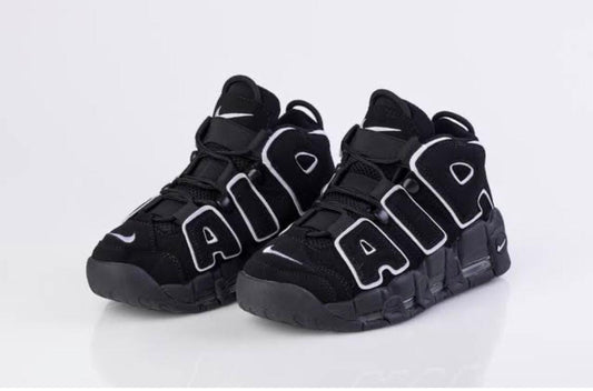 TENIS NIKE AIR MORE UPTEMPO BLACK WHITE SNEAKER